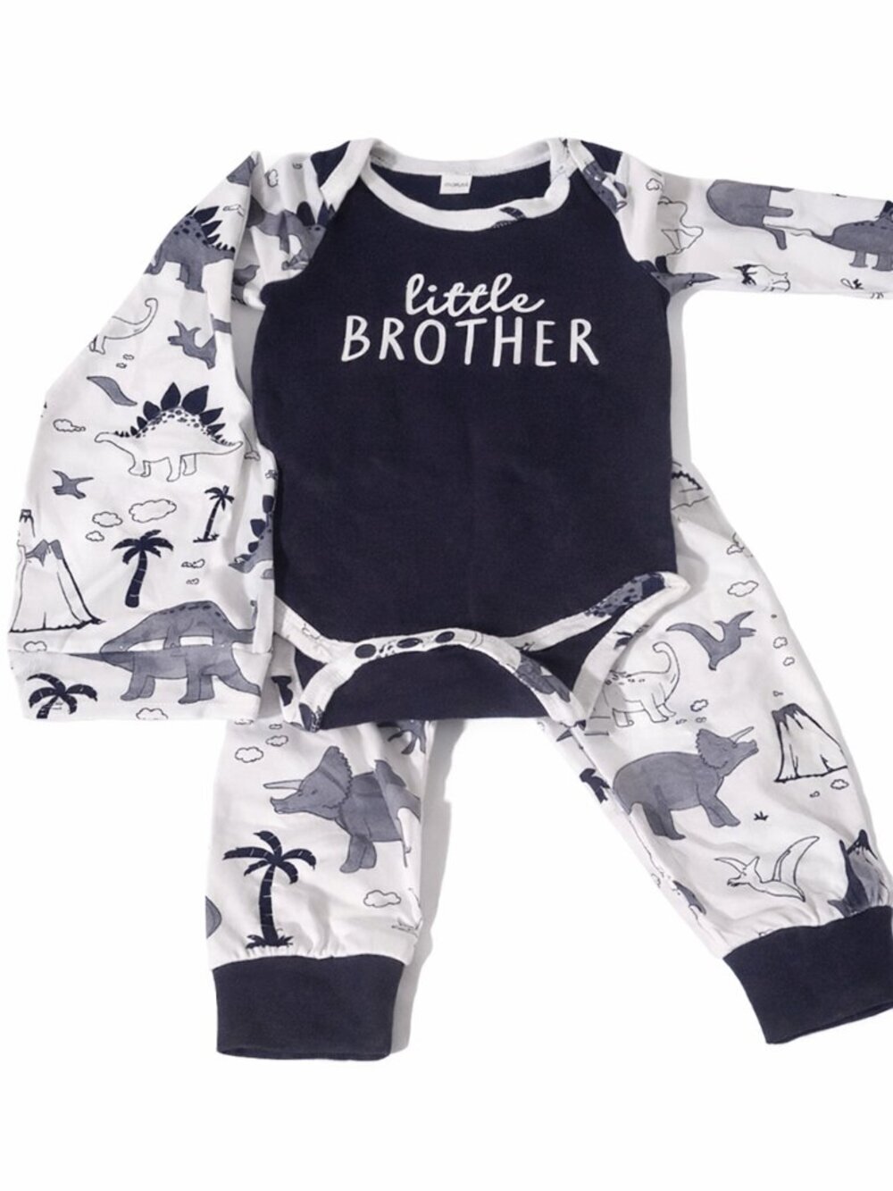 Classic Navy Kids Matching Set — Soft Cotton Blend (3-6M)
